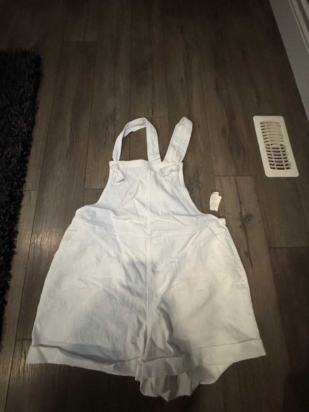 Women’s White Short Overalls - Classic One-Piece